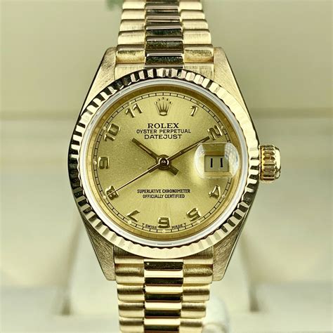 rolex datejust presidential gold|rolex datejust with president bracelet.